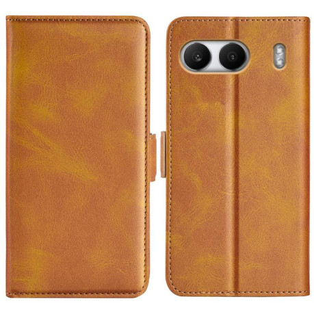 Чохол-книжка Dual-side Magnetic Buckle для OnePlus Nord 4 - жовтий