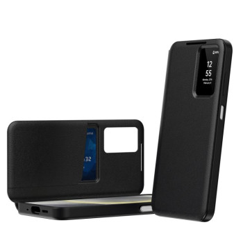 Чехол-книжка Smart View Window Leather на Samsung Galaxy A27 5G — чёрный