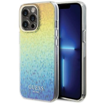 Оригінальний чохол Guess IML Faceted Mirror Disco Iridescent для iPhone 15 Pro Max - multicolored