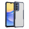 Ударозащитный чехол Carbon Fiber Texture Translucent на Samsung Galaxy A16 5G - синий