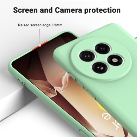 Силіконовий чохол Solid Color Liquid Silicone на OnePlus 13R/Ace 5/5 Pro - зелений