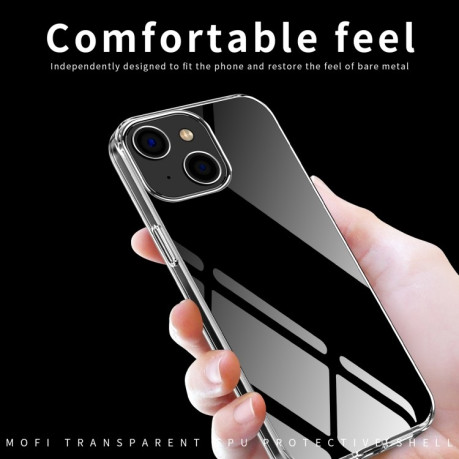 Ультратонкий чехол MOFI Ming Series для iPhone 15 - прозрачный