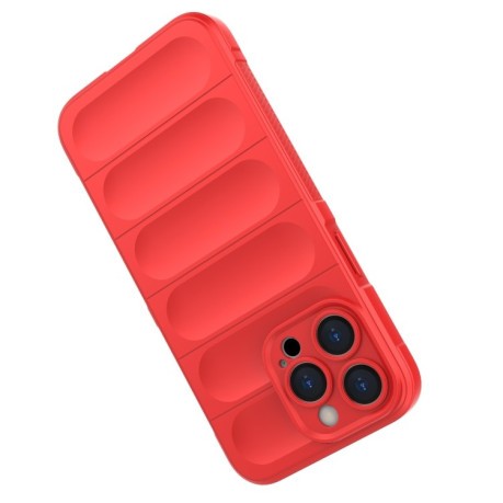 Силиконовый чехол Magic Flannel для iPhone 15 Pro Max - красный