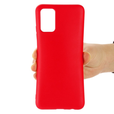 Силиконовый чехол Solid Color Liquid Silicone для Samsung Galaxy A73 - красный