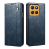 Чехол-книжка Simple Wax Crazy Horse для Motorola Moto G15 - синий