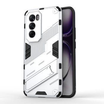 Протиударний чохол Punk Armor з підставкою на OPPO Reno 12 Global - білий