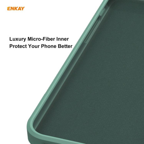 Противоударный чехол ENKAY ENK-PC072 для iPhone XS Max - зеленый