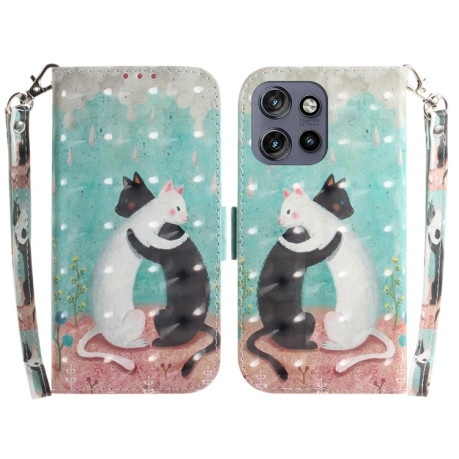 Чехол-книжка 3D Painting для Motorola Edge 50 Neo 5G Global - разноцветный