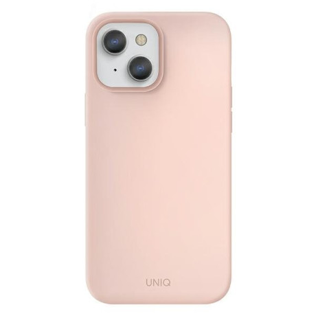 Оригинальный чехол UNIQ etui Lino Hue для iPhone 14/13 - pink