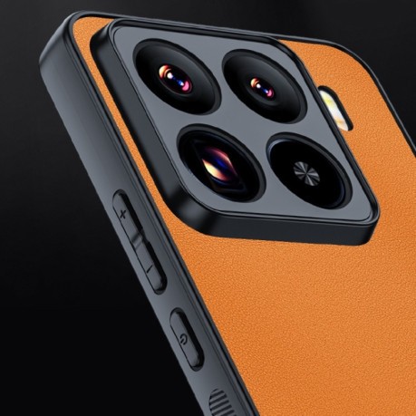 Противоударный чехол Plain Skin для Xiaomi 15 - зеленый