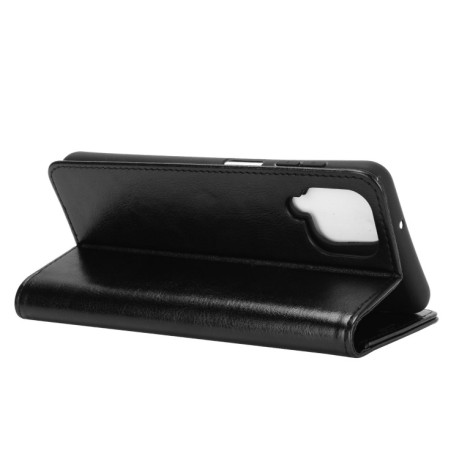 Чехол-книжка Texture Single Fold на Samsung Galaxy A12/M12 - черный