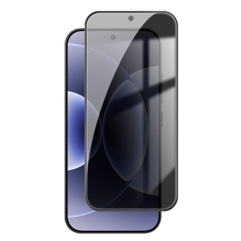 Захисне скло Kalebol High-Aluminum Screen-Printed Full-Coverage Black-Border Privacy на Xiaomi 17 - чорне