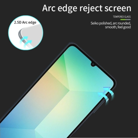 Защитное стекло PINWUYO 9H 3D Full Screen на Samsung Galaxy A26 5G - черное