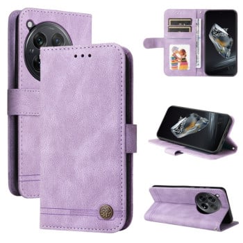 Чохол-книжка Skin Feel Life Tree для OnePlus 12R - фіолетовий