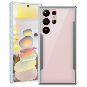 Протиударний чохол Defender Metal Clear для Samsung Galaxy S23 Ultra 5G - сірий