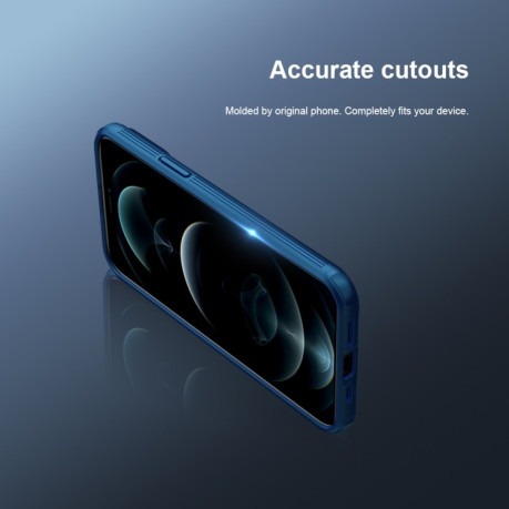 Протиударний чохол NILLKIN Black для iPhone 13 Pro Max - синій