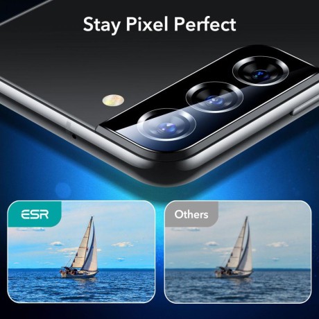 Комплект защитных стекол на камеру ESR 9H Premium для Samsung Galaxy S22 / S22 Plus