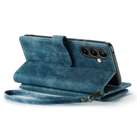 Шкіряний чохол-гаманець CaseMe-C30 для Samsung Galaxy A54 - синій