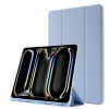 Чехол-книжка Skin Feel Tri-fold Leather Tablet Case with Pen Slot для iPad Pro 11 2024  - голубой