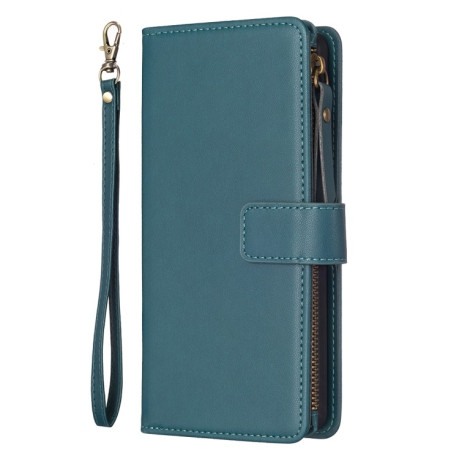 Чохол книжка Zipper Wallet Leather Flip на Xiaomi Redmi Note 13 4G - зелений