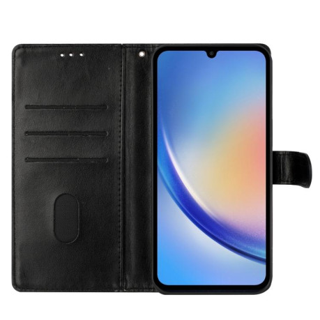 Чехол-книжка Butterflies and Flowers Leather для OnePlus 13 - черный