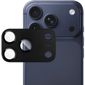 Металева захисна накладка Imak на камеру на iPhone 18 Pro Max — чорна