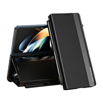 Чехол-книжка Electroplated Ultra-Thin для Samsung Galaxy  Fold 6 5G - черный