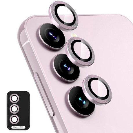 Захисне скло на камеру ENKAY Aluminium Samsung Galaxy A16 5G - рожеве