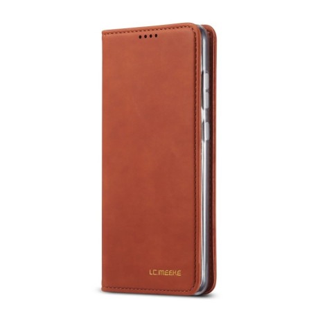 Чохол книжка LC.IMEEKE LC-002 Series Samsung Galaxy S20 - коричневий