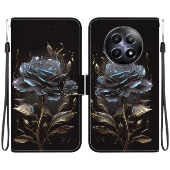 Чехол-книжка Colored Drawing Series на Realme 13 5G/12 5G/12X 5G - Rose