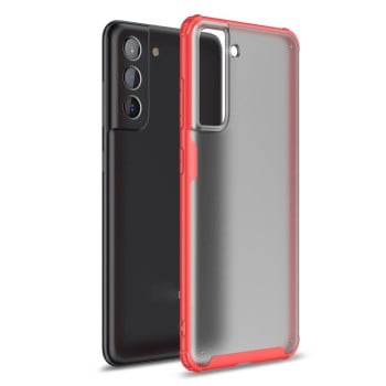 Ударозащитный чехол Four-corner на Samsung Galaxy S21 FE - красный