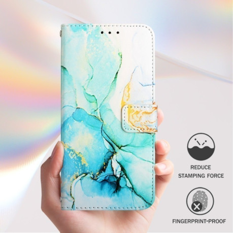 Чохол-книжка PT003 Marble Pattern на OnePlus Nord N30 SE 5G - зелений