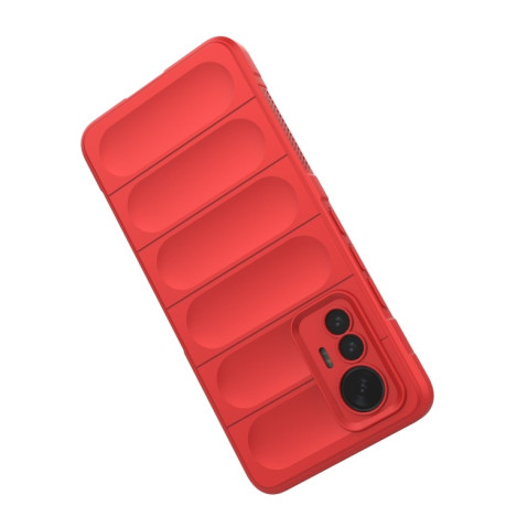 Силіконовий чохол Magic Flannel без захисту камери для Xiaomi 12 Lite - червоний