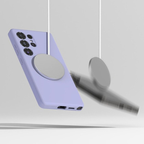 Оригінальний чохол Ringke Silicone MagSafe для Samsung Galaxy S25 Ultra - Purple
