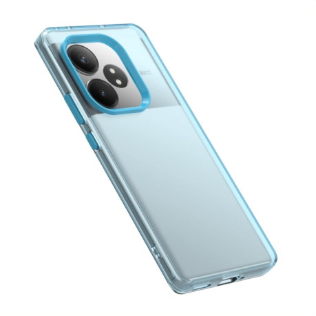 Противоударный чехол Candy Series для Realme GT 6T - синий
