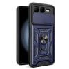Чохол зі шторкою на камери Sliding Camshield та кишенькою для карток на Infinix Smart 10 Plus 4G - синій