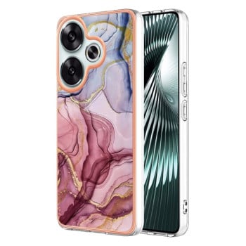 Протиударний чохол Electroplating IMD для Xiaomi Poco F6 5G - рожевий