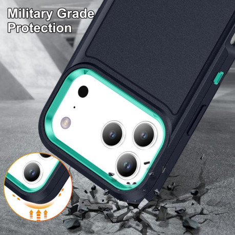 Двосторонній протиударний чохол Life Waterproof Rugged для iPhone 17 Pro Max - зелений