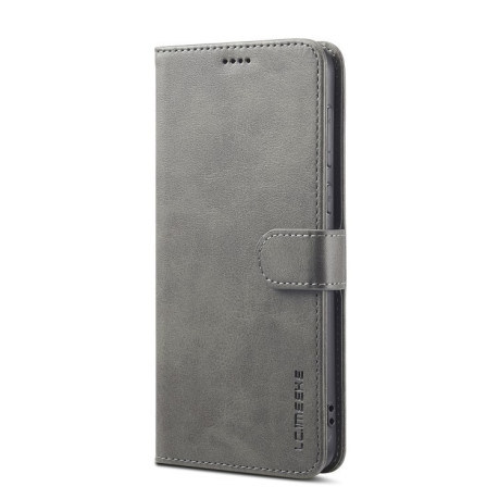 Чехол книжка LCIMEEKE Calf Texture на Xiaomi Redmi A4 5G - серый