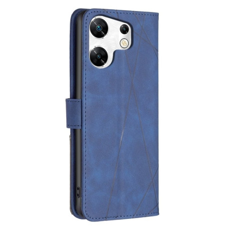 Чехол-книжка Rhombus Texture для Infinix Zero 30 4G - синий