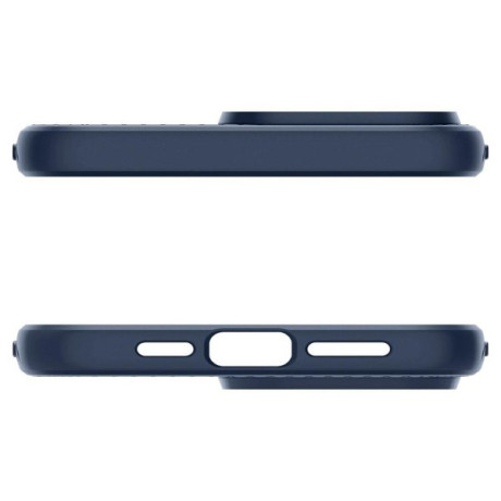 Оригинальный чехол Spigen Liquid Air для iPhone 15 Pro Max Navy Blue