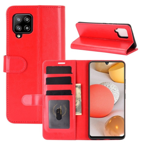 Чохол-книжка Texture Single Fold Samsung Galaxy A42 - червоний