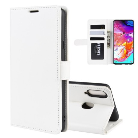 Чехол-книжка Texture Single Fold на Samsung Galaxy A20S- белый