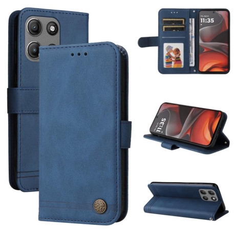 Чохол-книжка Skin Feel Life Tree для Motorola Moto G15/G15 Power - синій