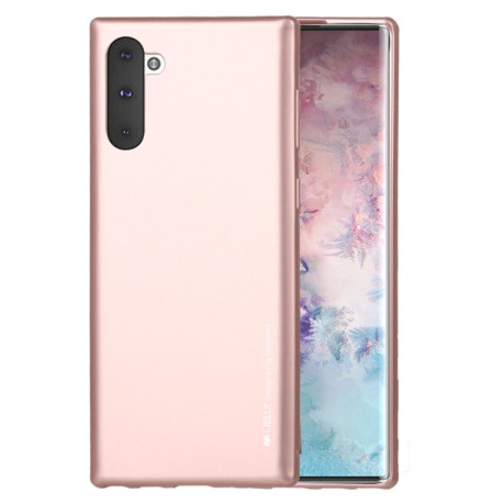 Ударозащитный чехол MERCURY GOOSPERY i-JELLY на Samsung Galaxy Note 10- розовый