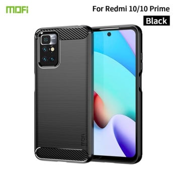 Противоударный чехол MOFI Gentleness Series для Xiaomi Redmi 10 / 10 Prime - черный