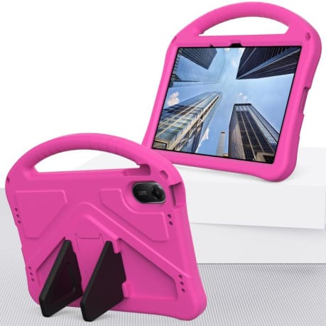 Противоударний чехол EVA Flat Anti Falling для Xiaomi Redmi Pad 2 11 2025 - пурпурно-червоний