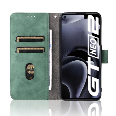 Чохол-книжка Solid Color Skin Feel на Realme GT NEO 3T/GT 2/ GT Neo 2 - зелений