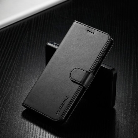 Чохол-книга LC.IMEEKE Calf Texture для Samsung Galaxy S21 Plus - чорний