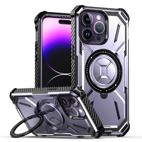 Протиударний чохол Armor Series MagSafe для iPhone 15 Pro Max - фіолетовий